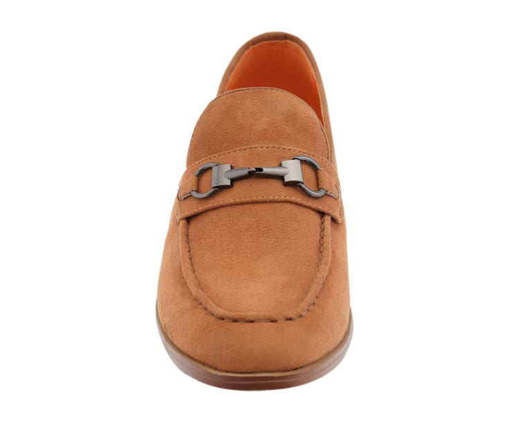 
                      
                        Amali Oliver tan loafers front
                      
                    