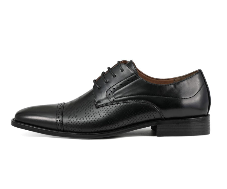 Amali Reno black oxford shoes side