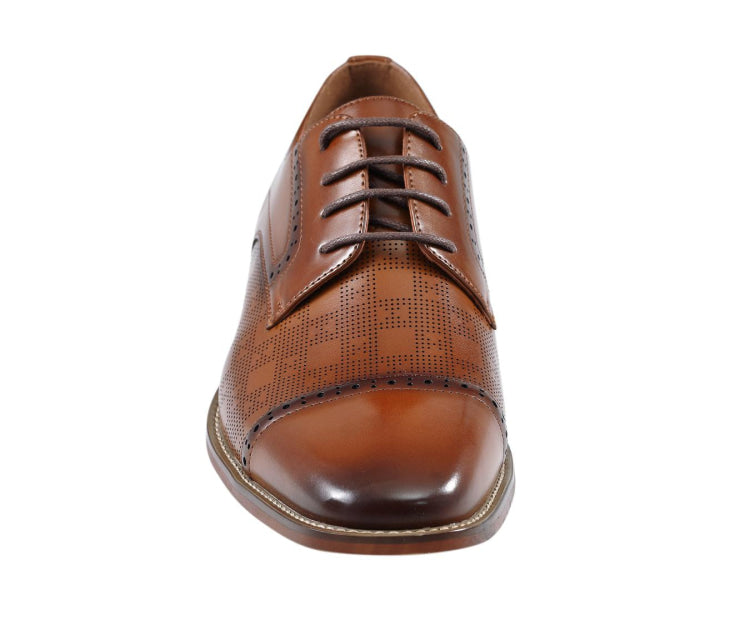
                      
                        Amali Reno cognac oxford shoes front
                      
                    