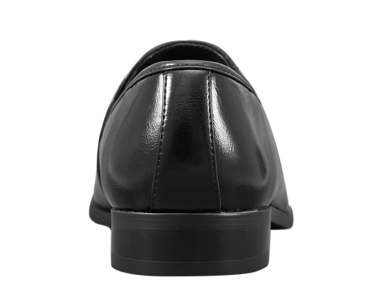 
                      
                        Amali Rian black penny loafers back
                      
                    
