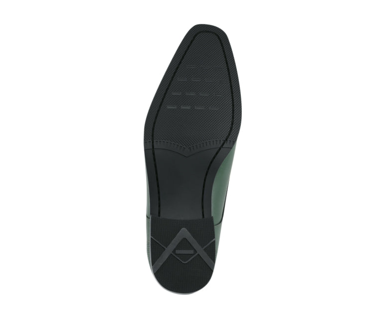 
                      
                        Amali Russo green cap toe shoes sole
                      
                    