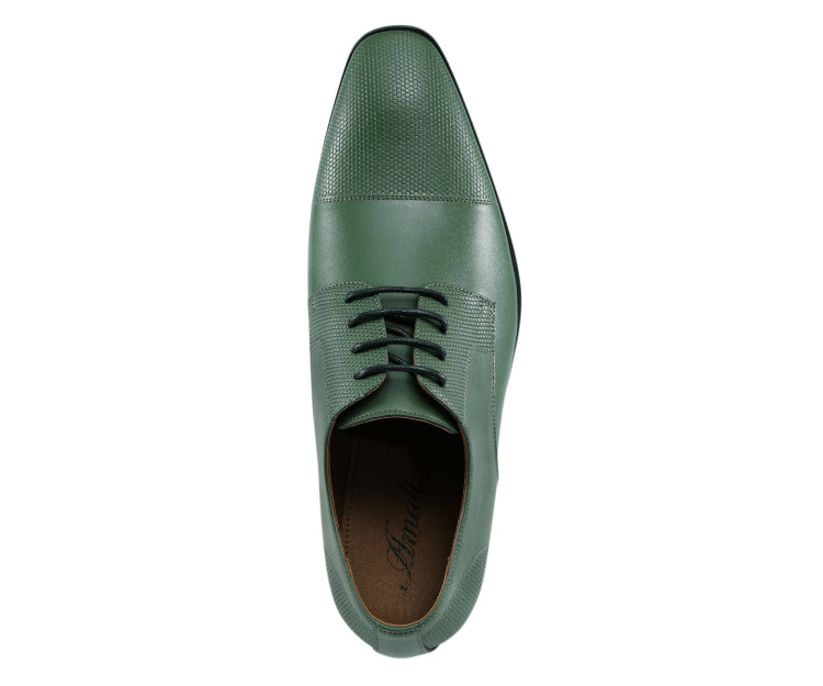 
                      
                        Amali Russo green cap toe shoes top
                      
                    