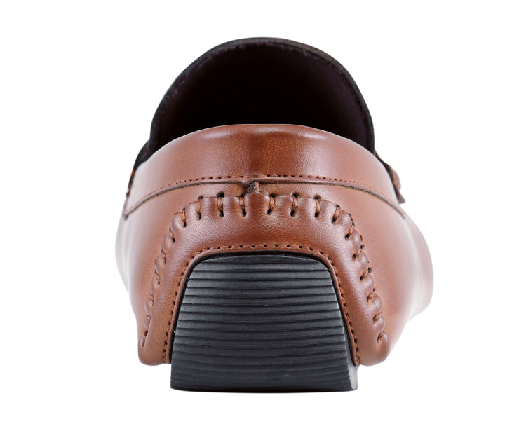 
                      
                        Amali Spear tan moccasins​ back
                      
                    