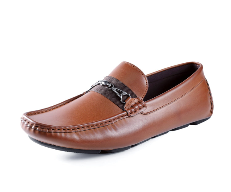 Amali Spear tan moccasins​ main