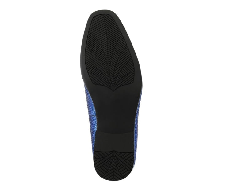 
                      
                        Amali Sutton blue glitter loafers sole
                      
                    