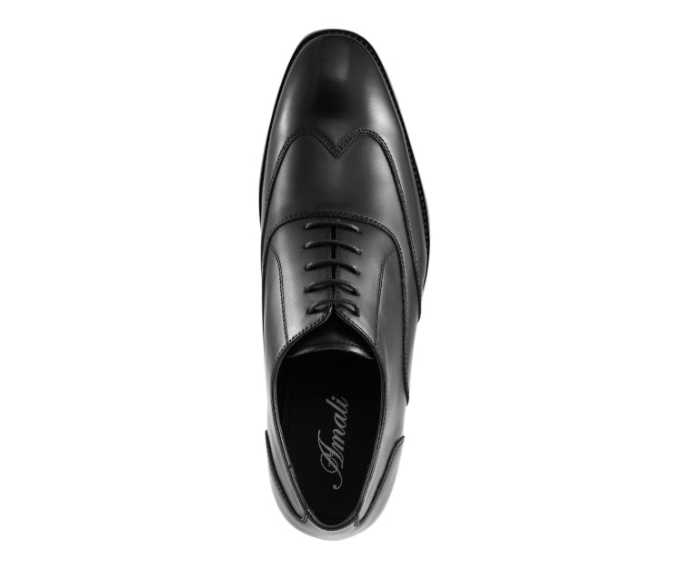 
                      
                        Amali Theo black wingtip oxford shoes top
                      
                    