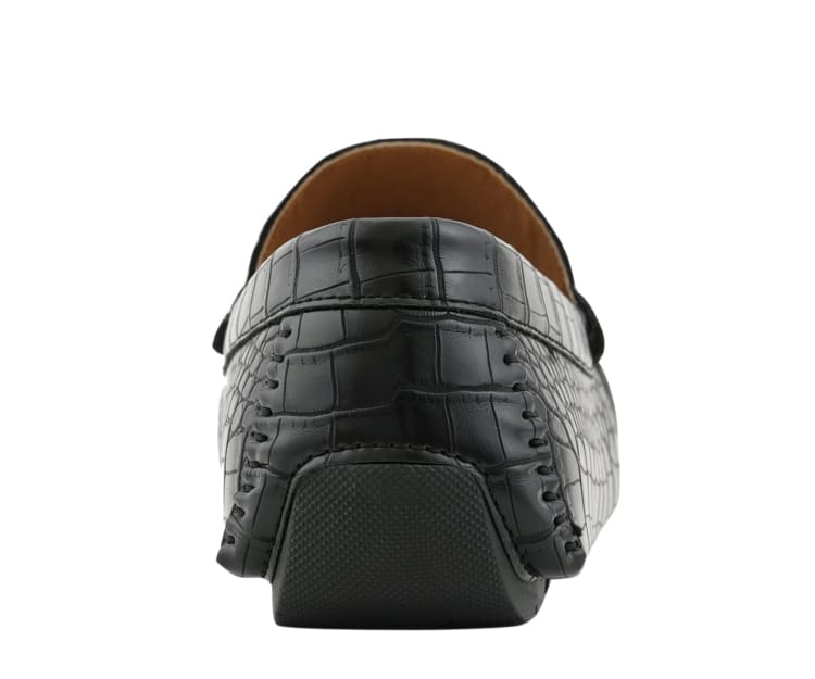 
                      
                        Amali Titus mens black driving loafers back
                      
                    