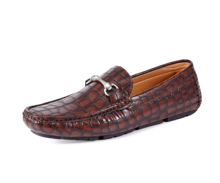 Amali Titus mens brown driving loafers main