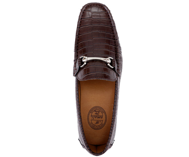 
                      
                        Amali Titus mens brown driving loafers top
                      
                    