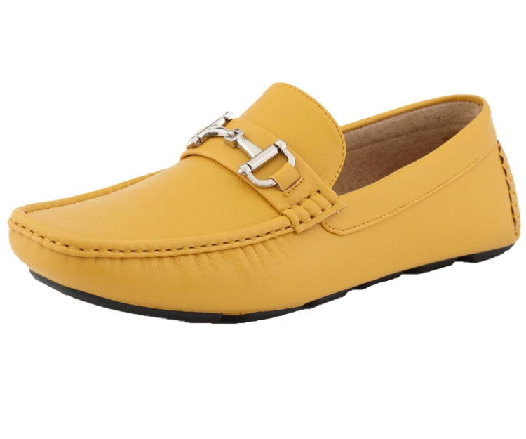Amali Trentino mustard moccasins main