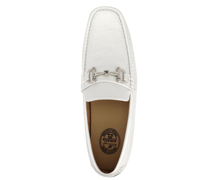 
                      
                        Amali Trentino silver moccasins top
                      
                    