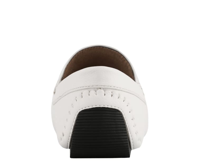 
                      
                        Amali Trentino white moccasins back
                      
                    
