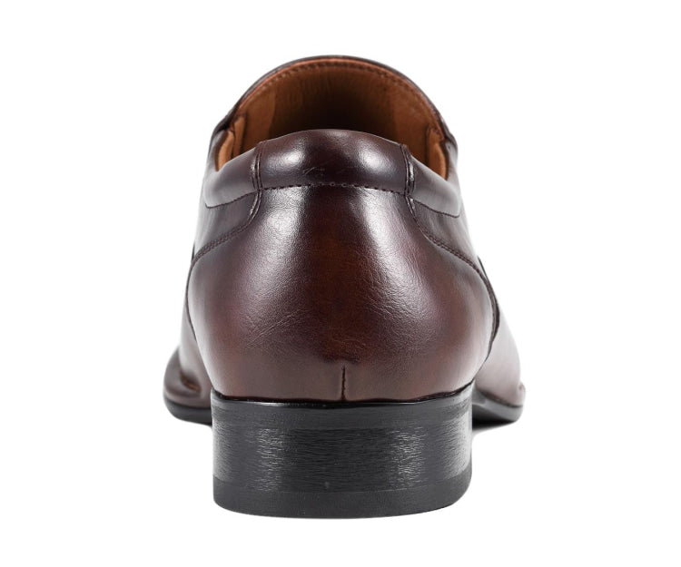 
                      
                        Amali Victor brown square toe loafers back
                      
                    
