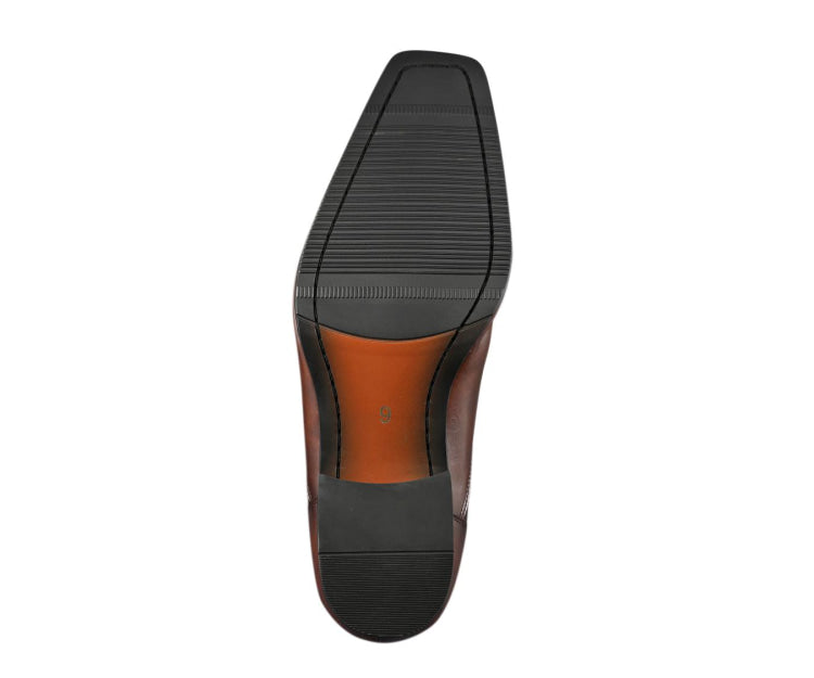 Brown Square Toe Loafers | Sleek Design | Victor by Amali – Amali