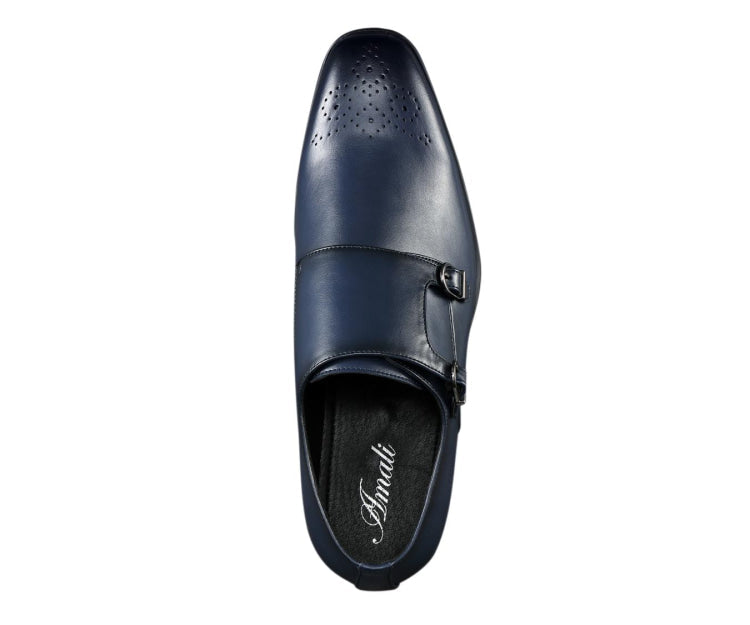 
                      
                        Amali WIllis navy monk straps top
                      
                    