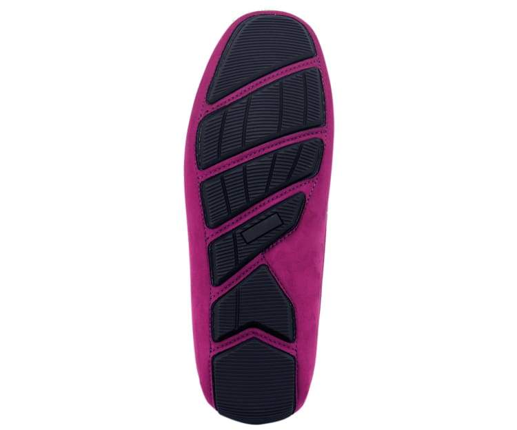
                      
                        Amali Walken fuchsia driving loafers sole
                      
                    