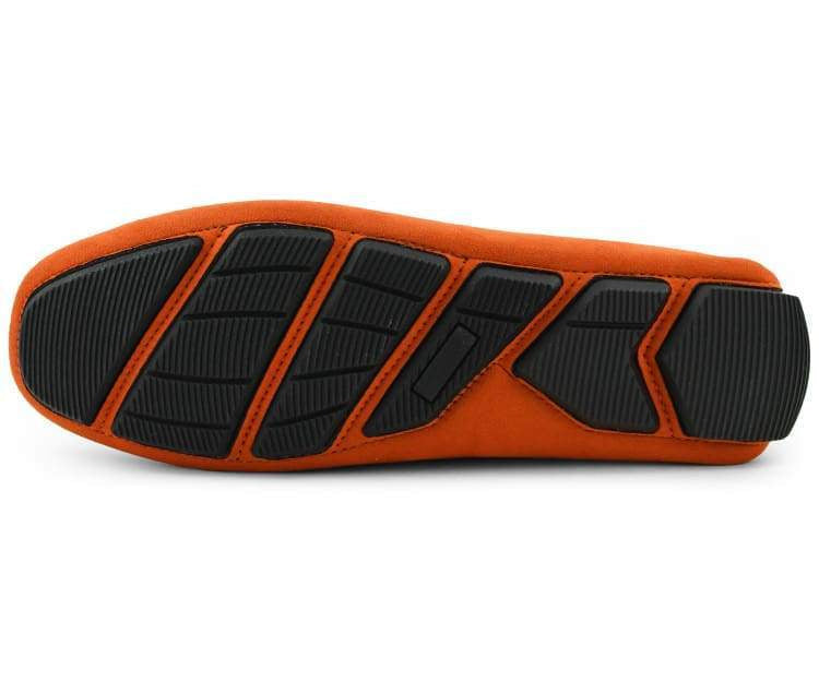 
                      
                        Amali Walken orange driving loafers sole
                      
                    