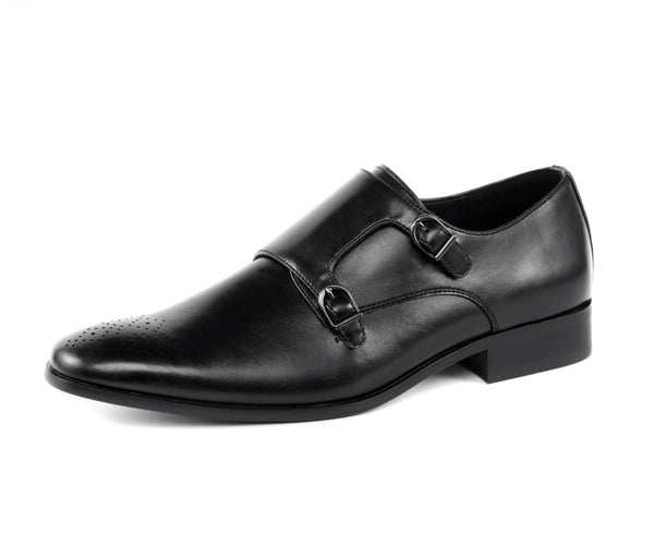 Black Monk Straps​ | Mens Dress Shoes | Willis by Amali  display picture 1