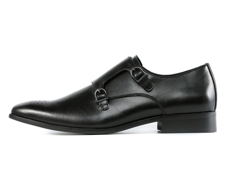 Amali Willis black monk straps side