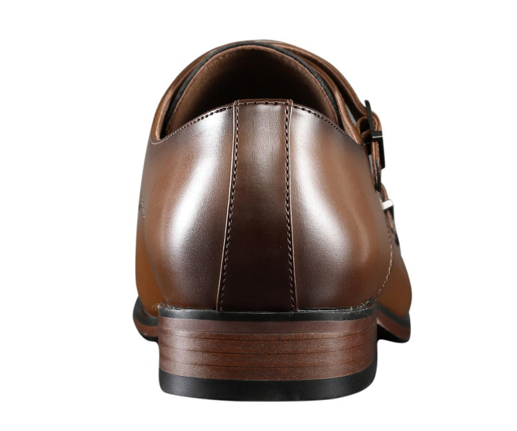 
                      
                        Amali Willis cognac monk straps back
                      
                    
