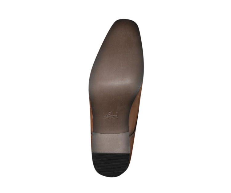
                      
                        Amali Willis cognac monk straps sole
                      
                    
