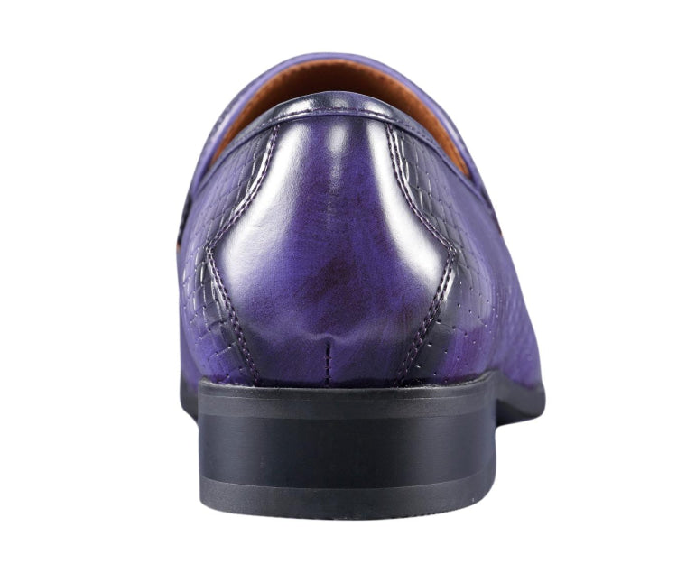
                      
                        Amali Wren dark purple loafers back
                      
                    