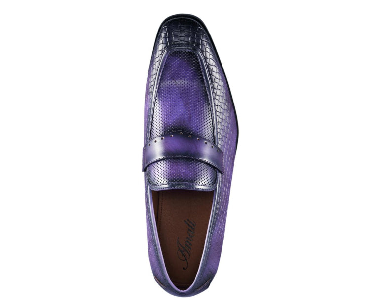 
                      
                        Amali Wren dark purple loafers top
                      
                    