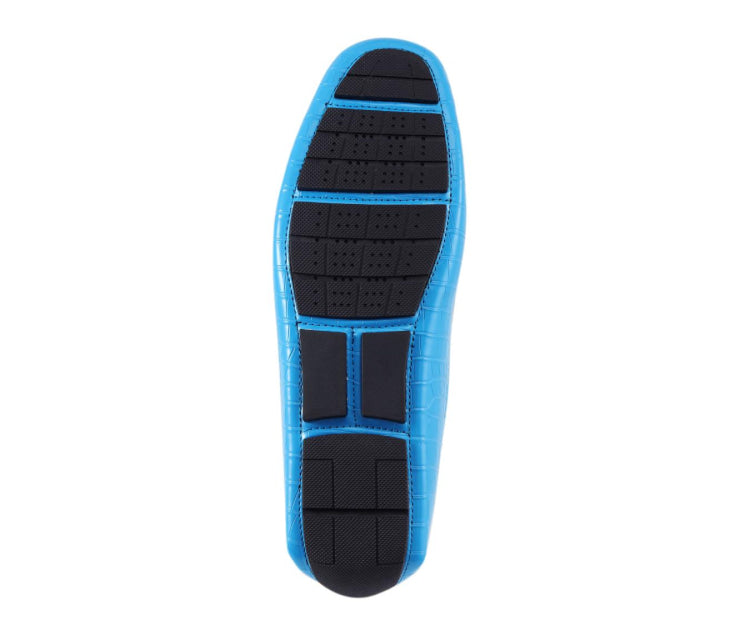 
                      
                        Titus Pool Blue Driving Loafers
                      
                    