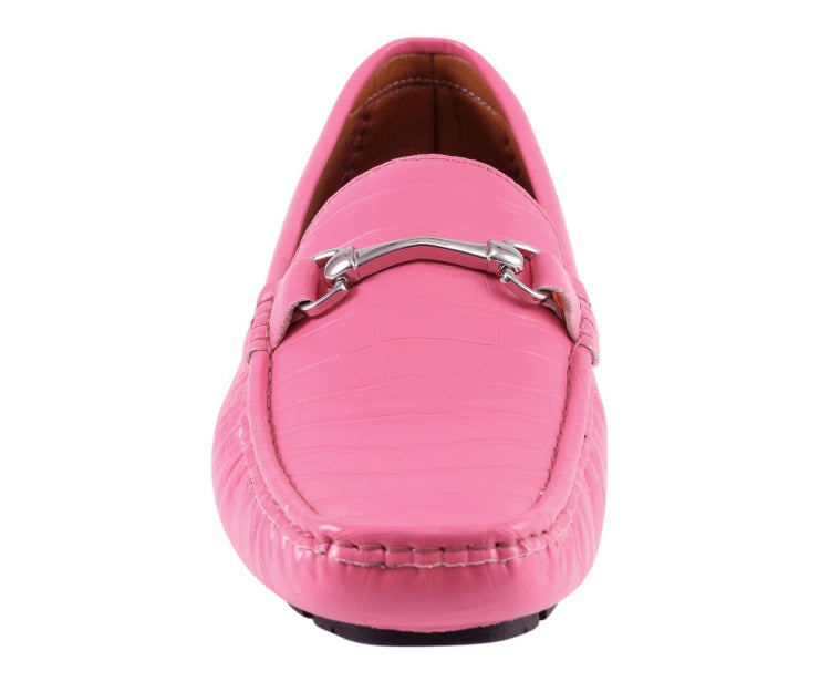 
                      
                        Titus Pink Driving Loafers
                      
                    