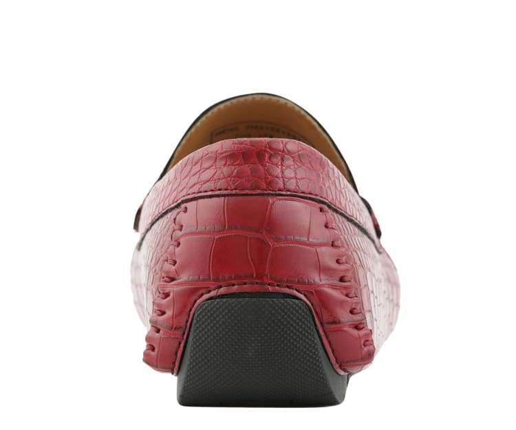 
                      
                        Titus Burgundy Driving Loafers
                      
                    