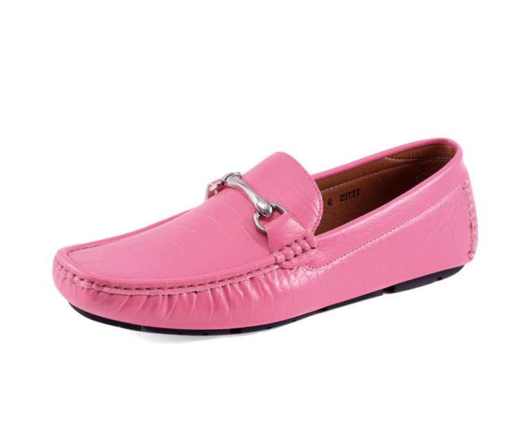 Titus Pink Driving Loafers