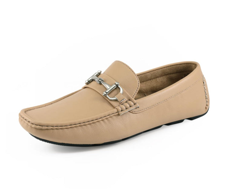 Trentino Taupe Driving Loafers