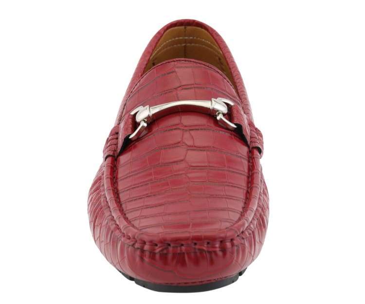
                      
                        Titus Burgundy Driving Loafers
                      
                    