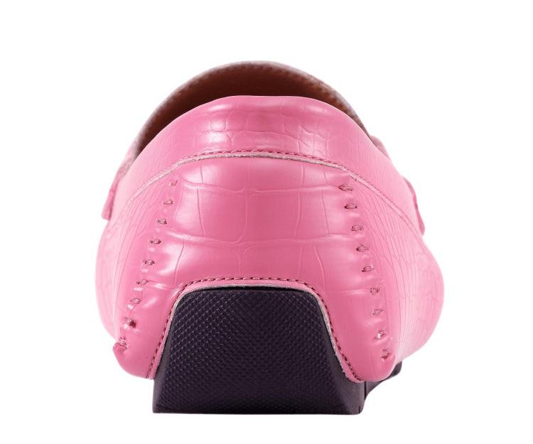 
                      
                        Titus Pink Driving Loafers
                      
                    