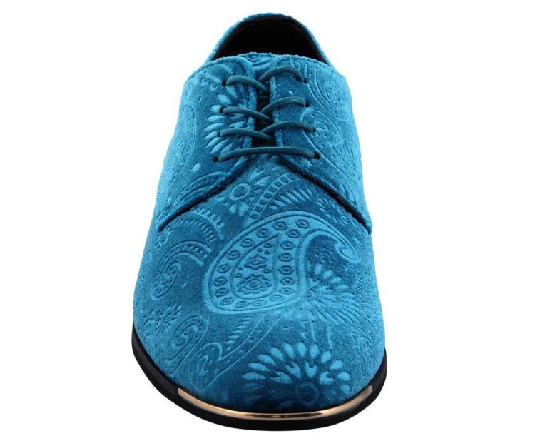 
                      
                        Chadwick Turquoise Derby Shoes
                      
                    