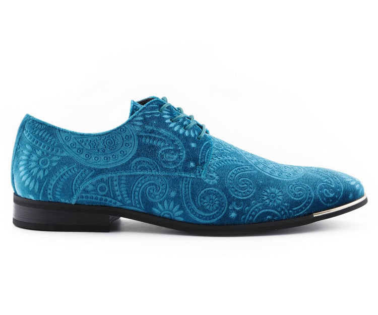 Chadwick Turquoise Derby Shoes