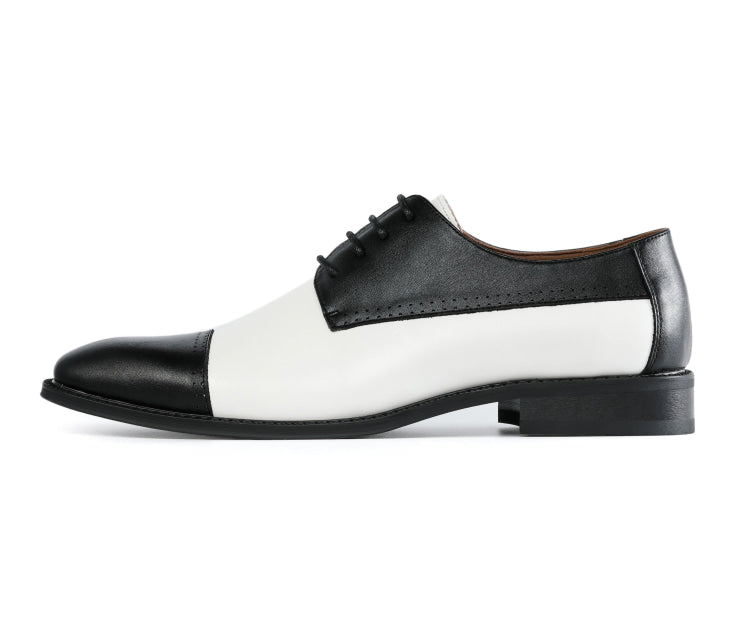 Archer Black and White Spectator Shoes