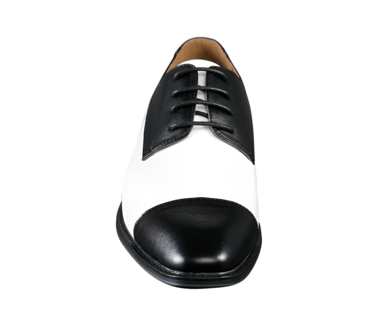 
                      
                        Archer Black and White Spectator Shoes
                      
                    