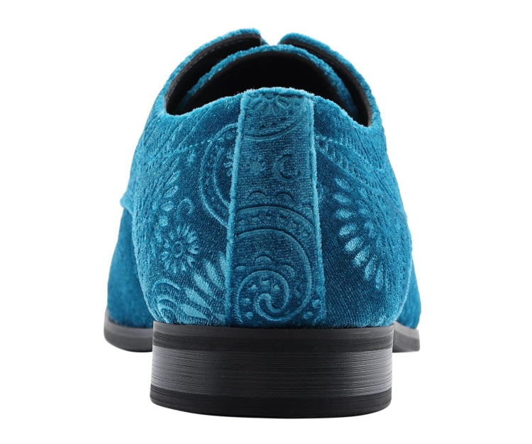 
                      
                        Chadwick Turquoise Derby Shoes
                      
                    