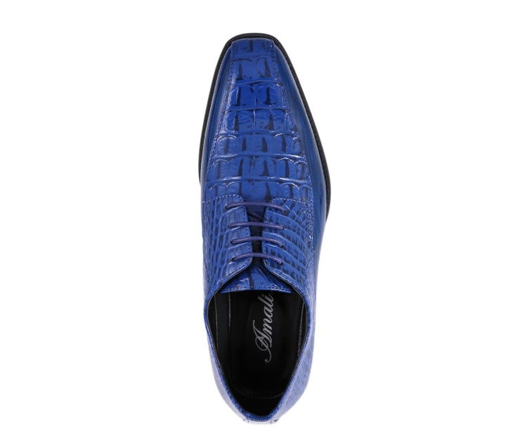 
                      
                        Harvey Royal Alligator Print Oxfords
                      
                    