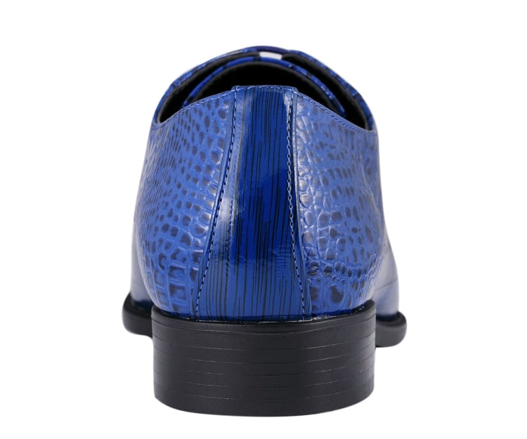 
                      
                        Harvey Royal Alligator Print Oxfords
                      
                    