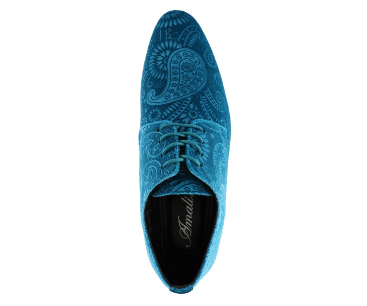 
                      
                        Chadwick Turquoise Derby Shoes
                      
                    
