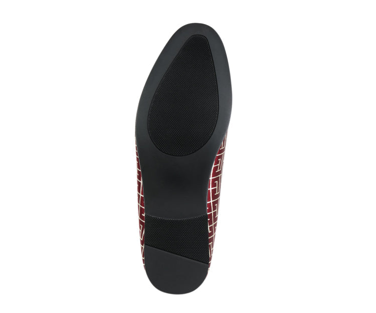 
                      
                        Kazimar Burgundy Designer Loafers
                      
                    