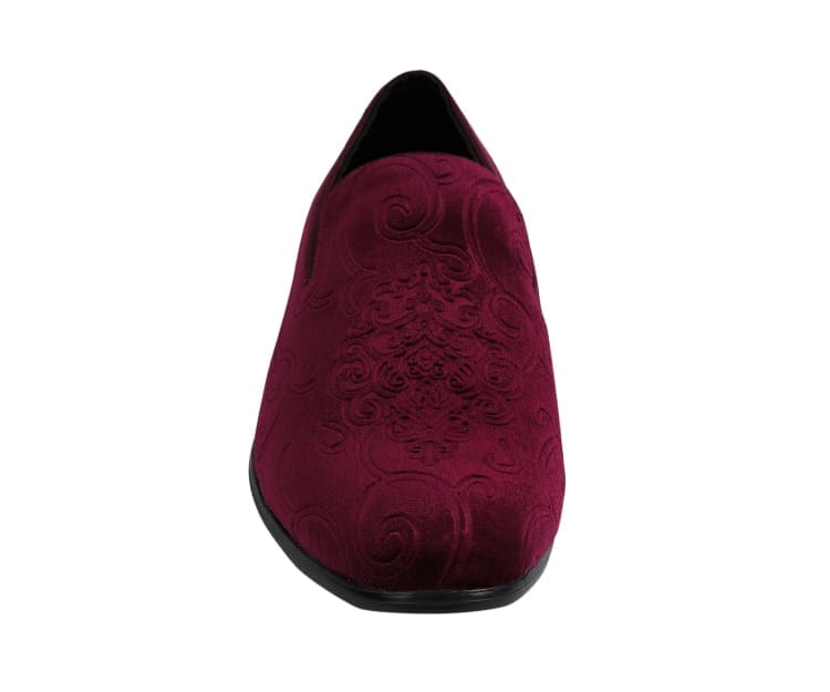 
                      
                        Amali Bryant burgundy tuxedo shoes front
                      
                    